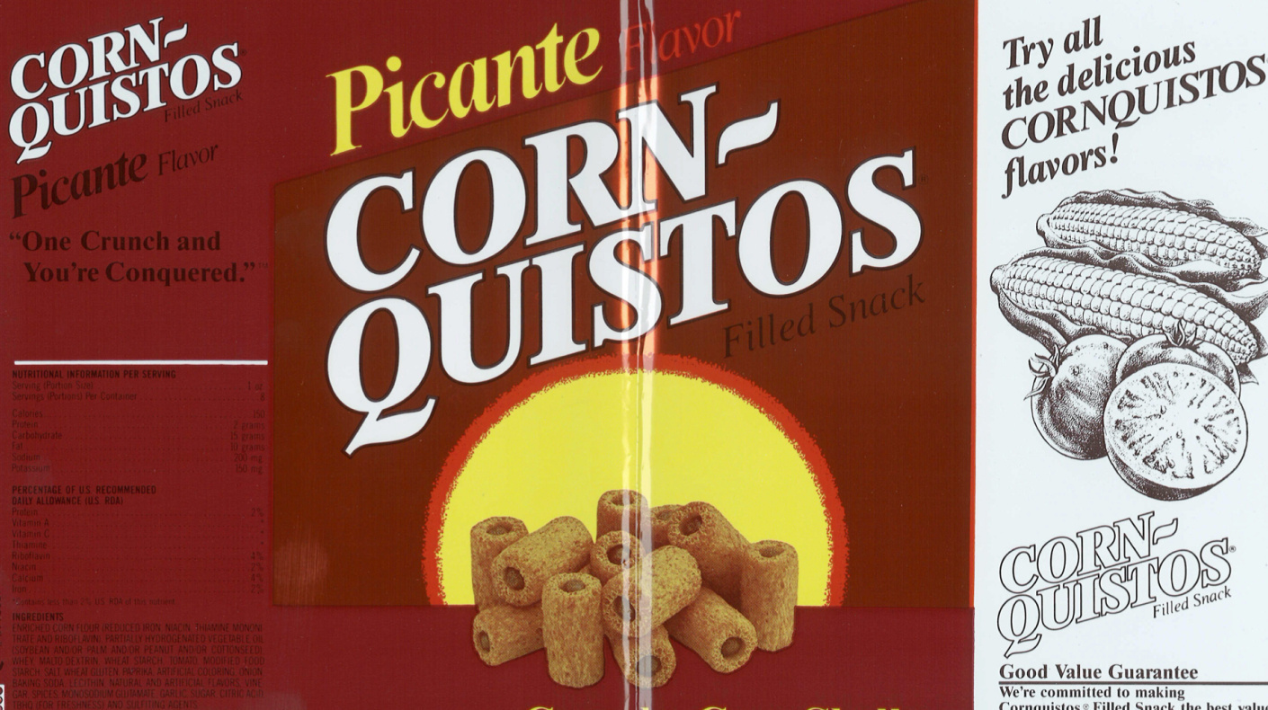 Corn-Quistos packaging from the 80s