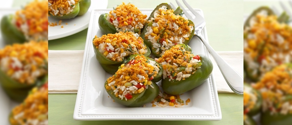 All American Stuffed Peppers Recipe Ben S Original Rice Recipes