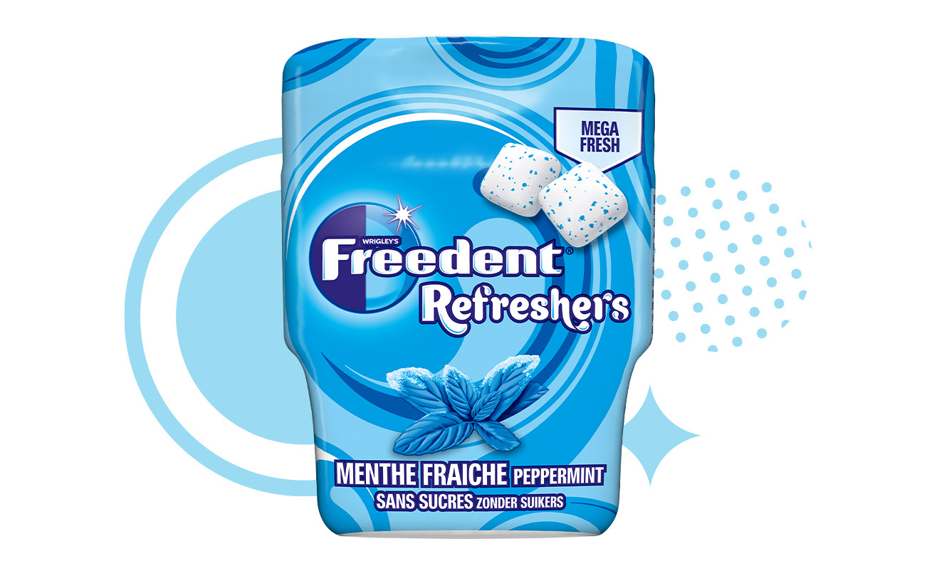 Découvrez la sélection de chewinggums FREEDENT FREEDENT FR