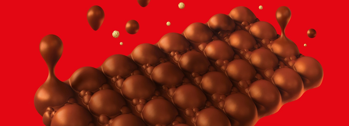 Maltesers Teasers bar on a red background